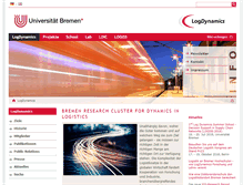 Tablet Screenshot of logdynamics.de